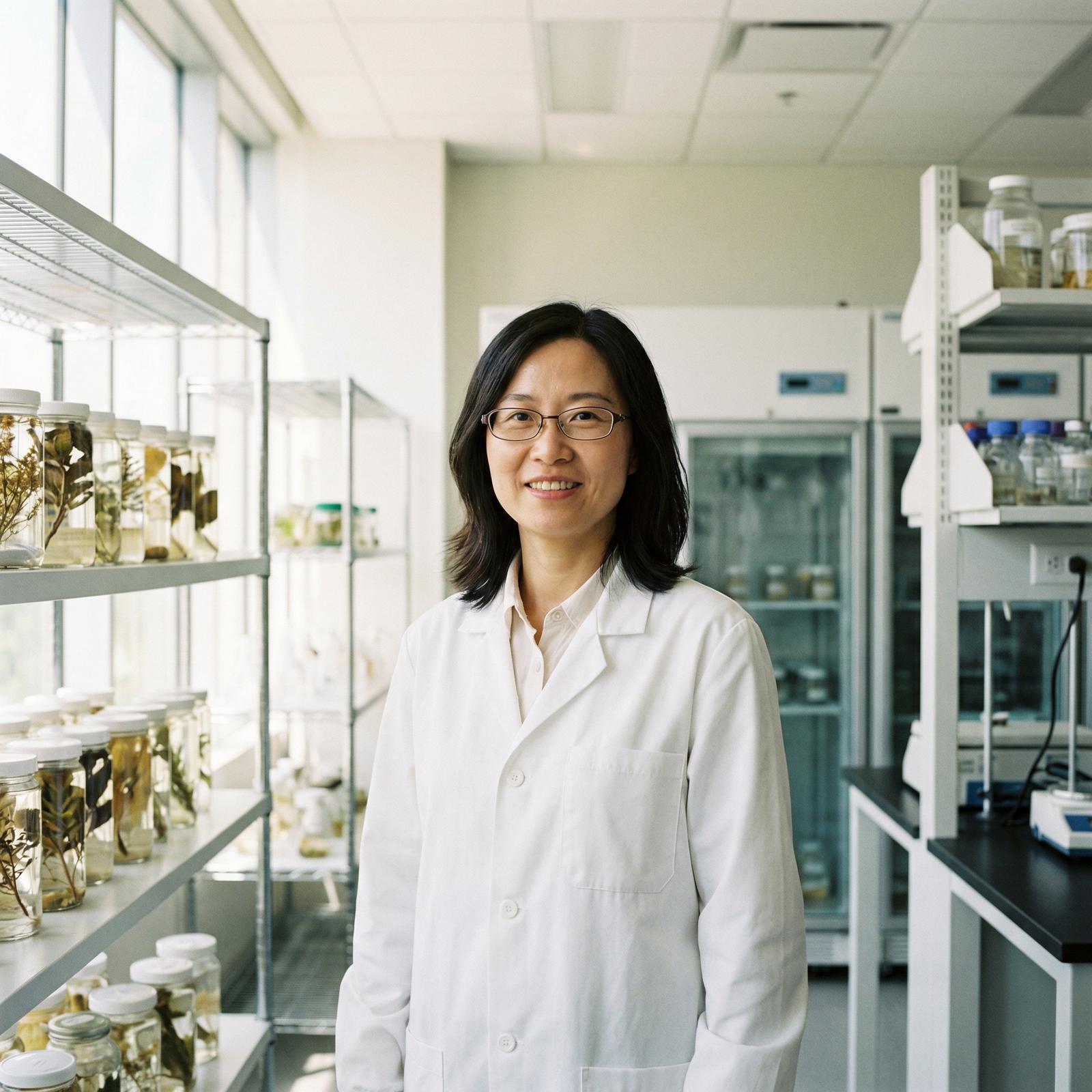 国产视频植物研究员张博士